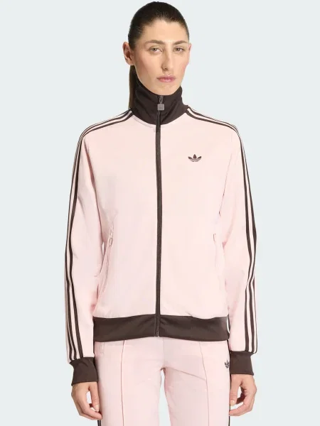 ADIDAS ORIGINALS Gornji dio trenirke Classic čokolada / roza ružičasta