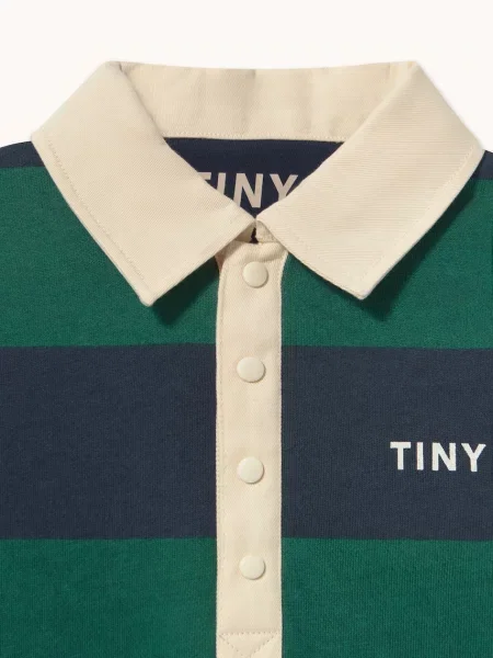 Дитяче поло Tinycottons темно-синє