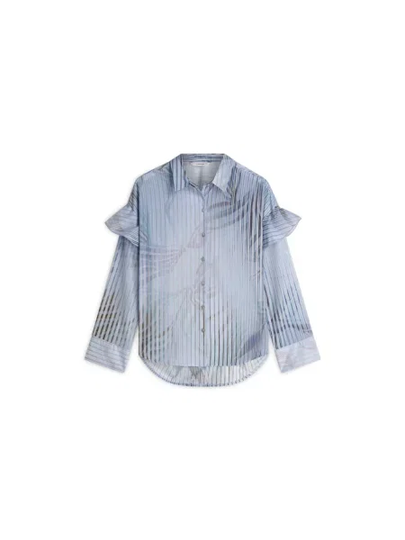 Koszula Summum Woman w paski niebieska