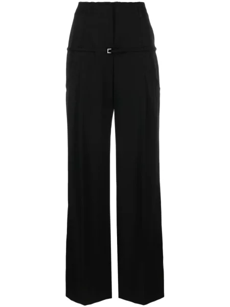 Vilnonės kelnės Jacquemus juoda