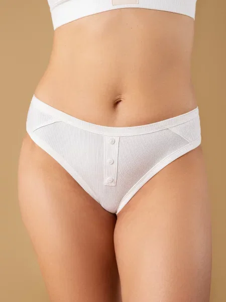 Труси brabrabra Ніжний дотик молочний