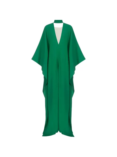 Rochie maxi Taller Marmo din crep verde
