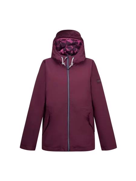 Kurtka Bayletta Grid Distress Waterproof Jacket fioletowa