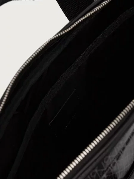 Calvin Klein Laptoptáska Emblem Aop Coated Commuter/Lapto fekete