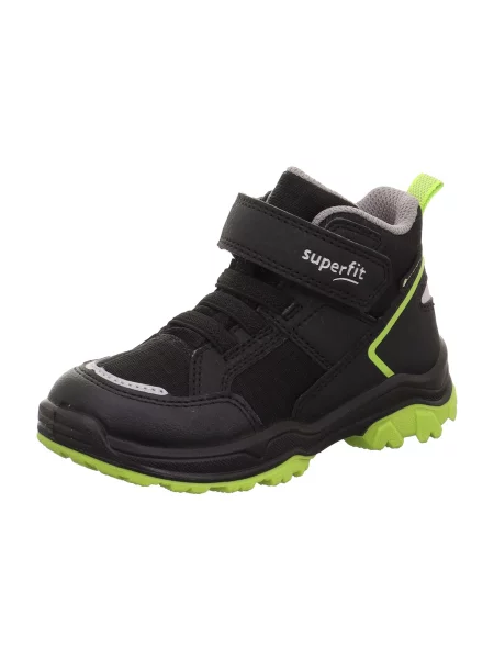 SUPERFIT Cizme JUPITER gri / verde măr negru