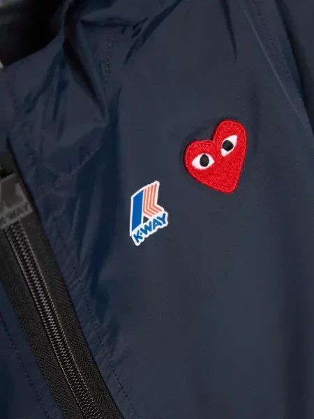 Kurtka dziecięca Comme Des Garcons Play niebieska