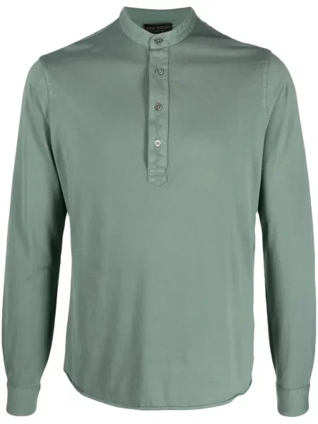 Kołnierzykowy polo Dell'oglio zielone