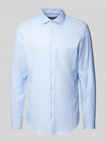 Koszula biznesowa o kroju slim fit z kołnierzykiem typu cutaway Jake*s