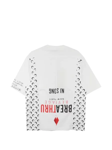 Tricou Marine Serre alb