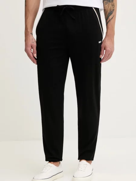 Домашен панталон BOSS Unique Pants Cuff CW черно