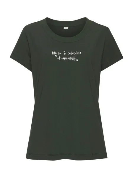 S.Oliver Bluză de noapte verde pin alb