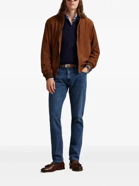 Ριγέ polo Polo Ralph Lauren με κουκούλα με αυτόγραφο λευκό