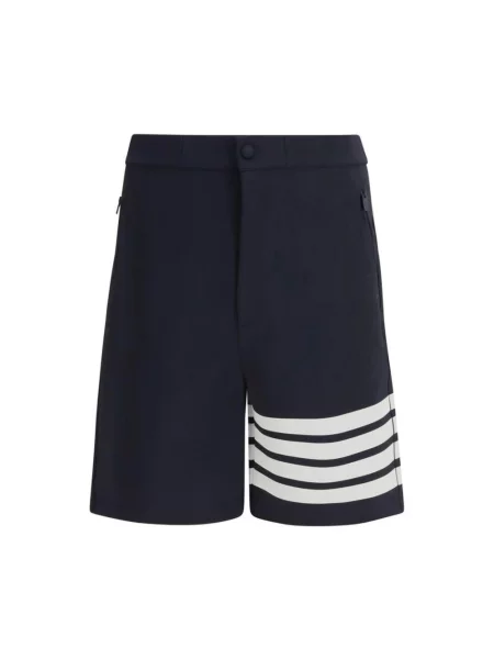 Bermudy Thom Browne niebieskie