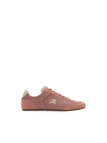 Sneakersy Burberry skórzane różowe