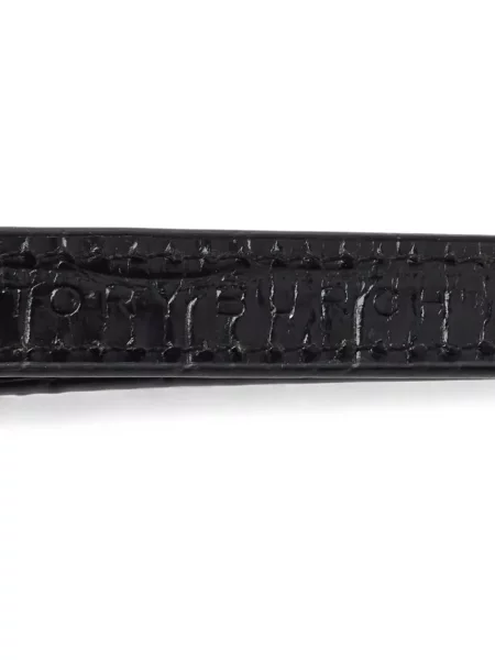 Cu centură curea Tory Burch din piele verde