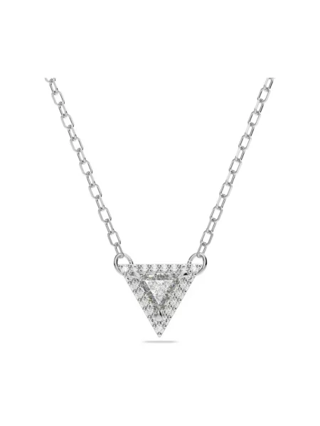 Naszyjnik Swarovski szary