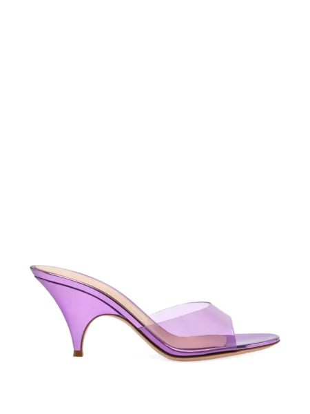 Papuci tip mules Gianvito Rossi violet