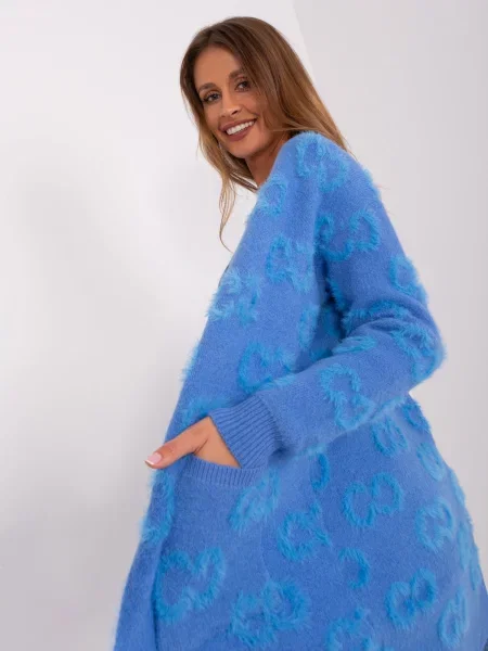 Pulover Wool Fashion Italia albastru