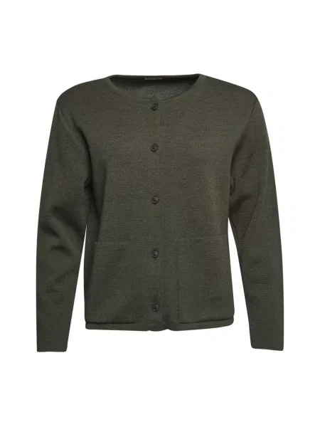 Kardigan Lind wełniany zielony
