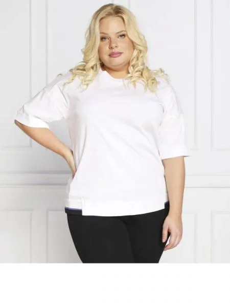 Persona by Marina Rinaldi Tricou VOCALE plus size alb