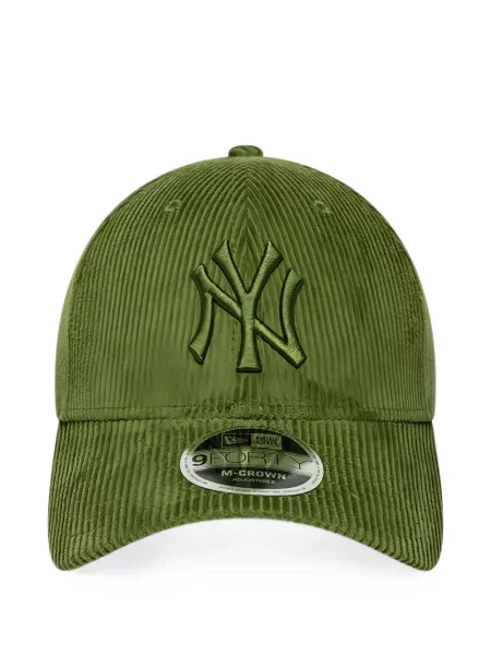 Șapcă New Era Cap de catifea cord verde