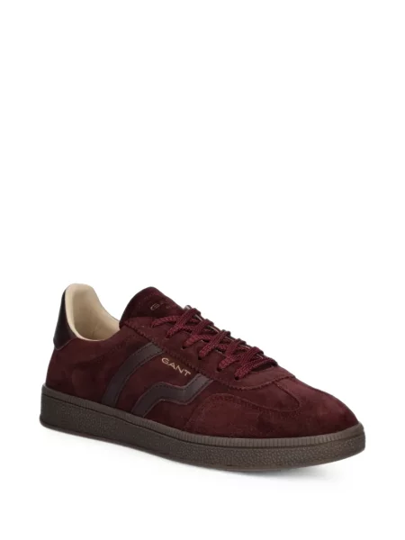 Hímzett bőr sneaker Gant barna