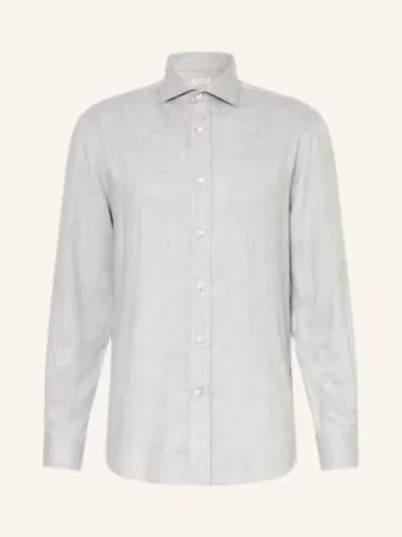 Brunello Cucinelli Košile Comfort Fit světle šedá