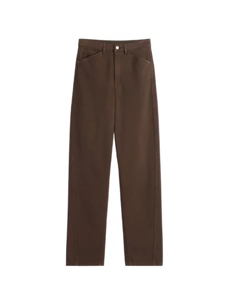 Pantaloni Lemaire cu 5 buzunare maro