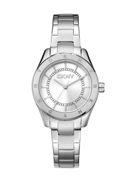 DKNY Ceas analogic Chambers Sport argintiu