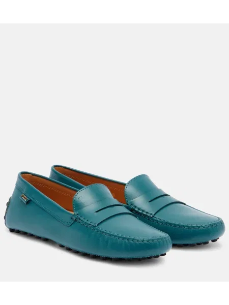 Pantofi loafer Tod's din piele albastru