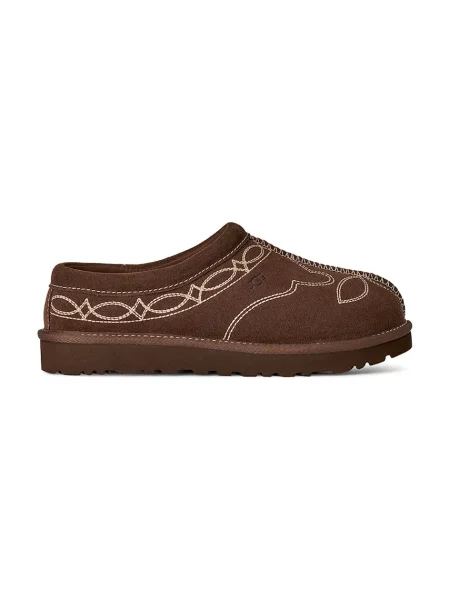 UGG papuci de casă pentru femei din piele întoarsă W Tasman Western maro