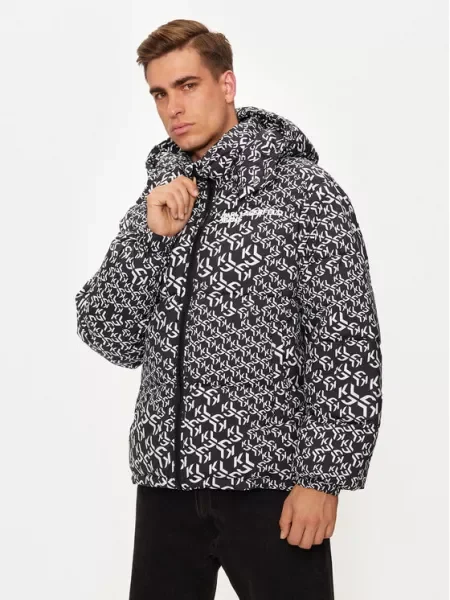 Karl Lagerfeld Jeans Geacă de iarnă negru