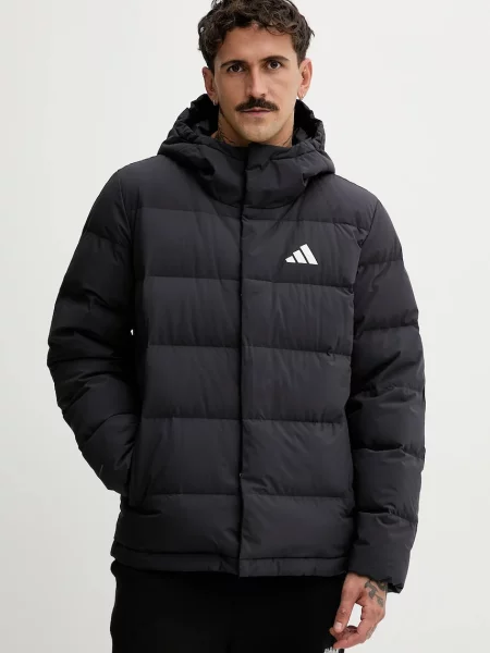 Пухено яке adidas Helionic зимен модел черно