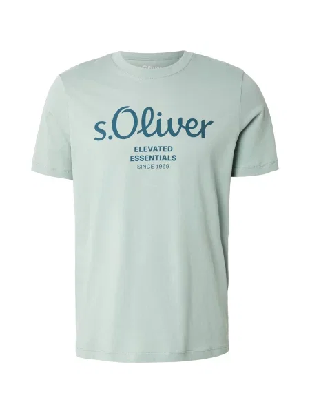 S.Oliver Tricou smarald / deschis verde