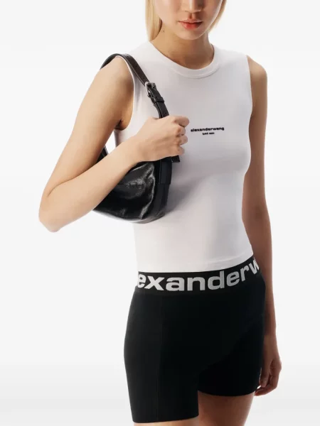 Top Alexander Wang cu imagine alb