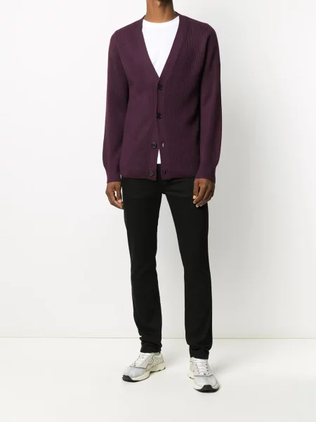Liesas skinny fit džinsai Acne Studios juoda