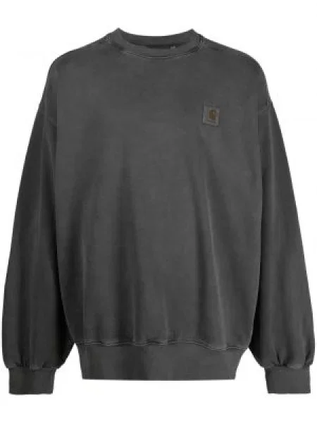 Hanorac crewneck Carhartt Wip cu decolteu rotund gri