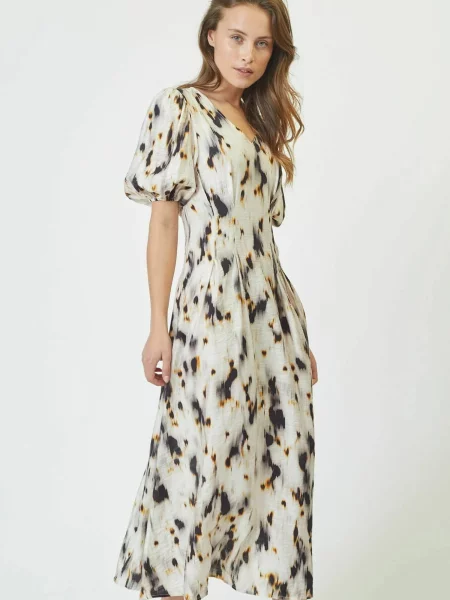 Co'couture Rochie Elisa maro amestecat / murdar alb