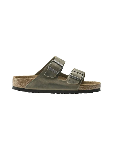 Pantofi Birkenstock din piele kaki