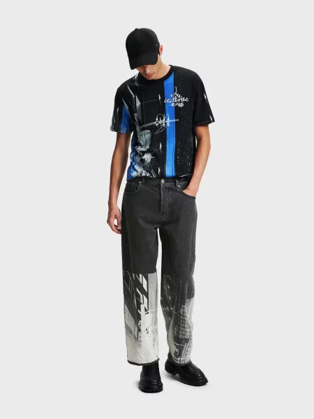 Прямі джинси Karl Lagerfeld Jeans чорний