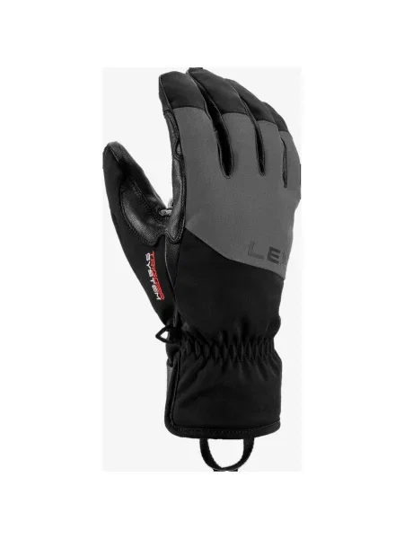 Rękawice Leki Pegas 3D GORE-TEX szare 75 czarne