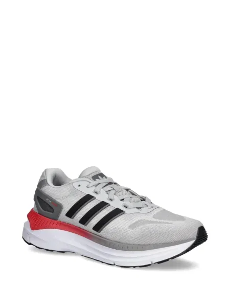 Pantaloni Adidas Campus cu șireturi cu dungi din dantelă roșu