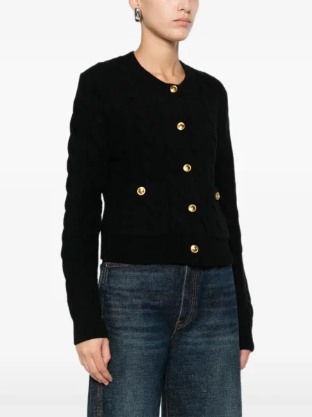 Dzianinowy kardigan Polo Ralph Lauren czarny