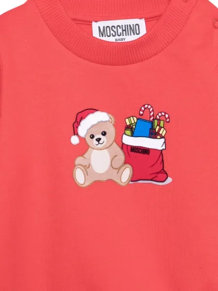 Bluza dziecięca Moschino czerwona