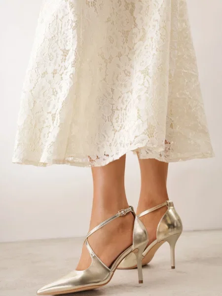 Pantofi stiletto Alethise Aurii