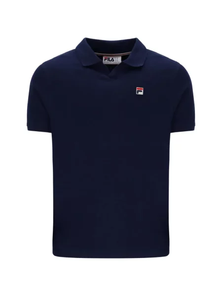 Scurt tricou Fila cu autograf albastru