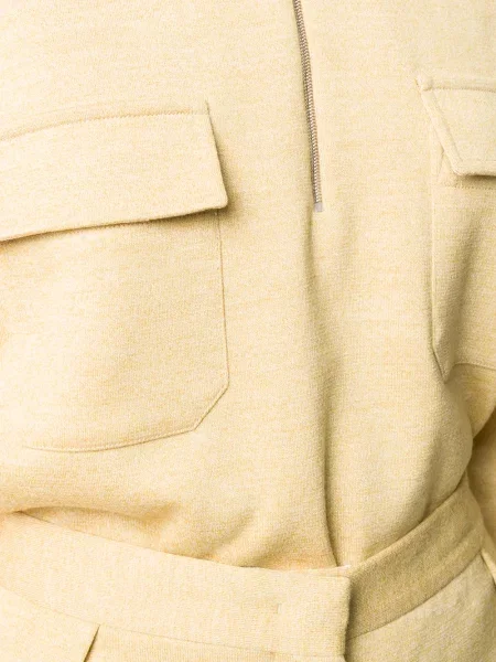 Pulover Jil Sander lung galben