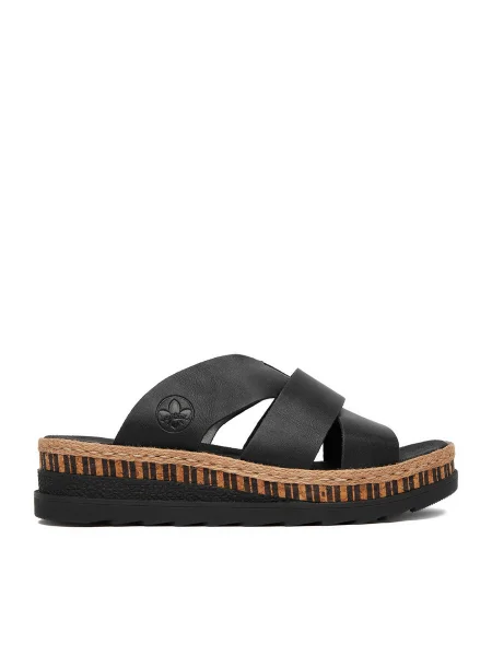 Papuci Rieker negru