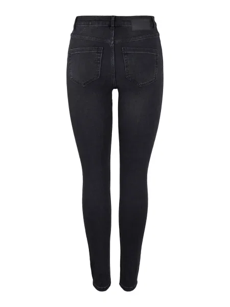 PIECES Jeans metalic gri