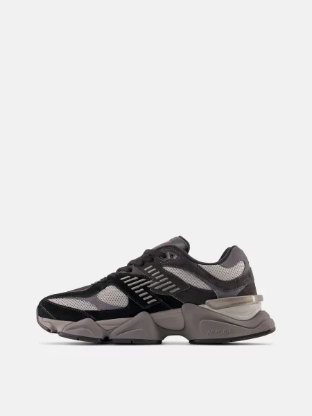 Кожаные повседневные кроссовки New Balance 990 черные